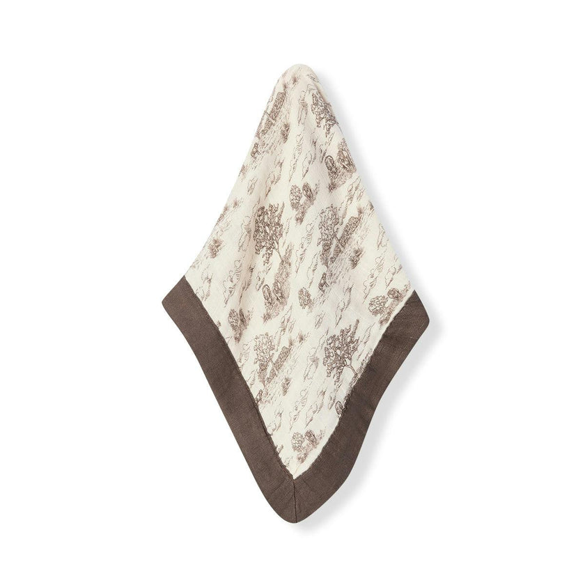 Country Toile Bamboo Mini Lovey
