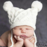 Quinn Cable Pom Pom Knit Hat