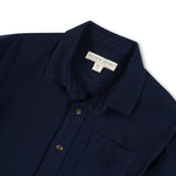 Organic Flannel Shirt with Elbow Patches