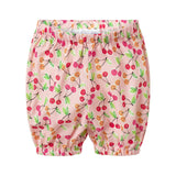 Cherry Button-Front Dress & Bloomers