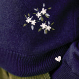 TARTINE ET CHOCOLAT Floral Fields Sweater - Marine