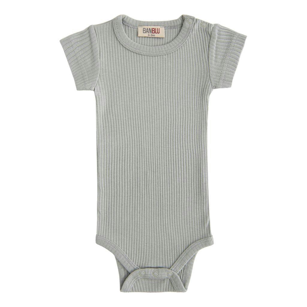 Green Short Sleeved Modal Bodysuit