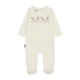 Boys Winter Garden Embroidered Long Sleeve Long Sleeve Footie