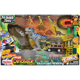 Pre-Historic Times: Large Park w/ Walking T-REX - Light & Sounds Playset