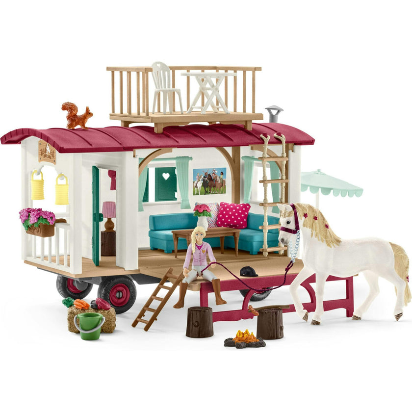 Schleich Club: Caravan For Secret Club Meetings - 95 Piece Playset