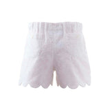 Eyelet Scalloped Shorts