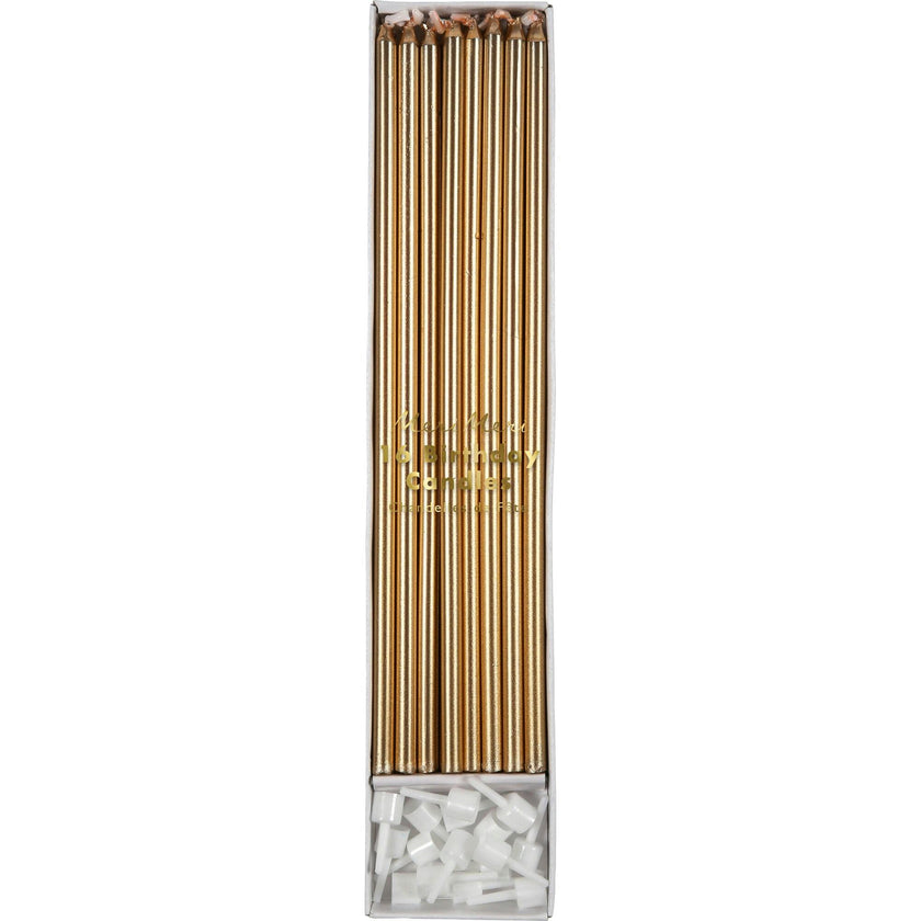 Gold Long Candles