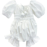 Blanca White Cotton Romper