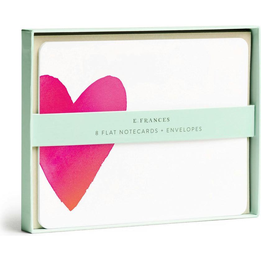 Big Heart Flat Note Set