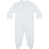 White Bubble Baby Footie