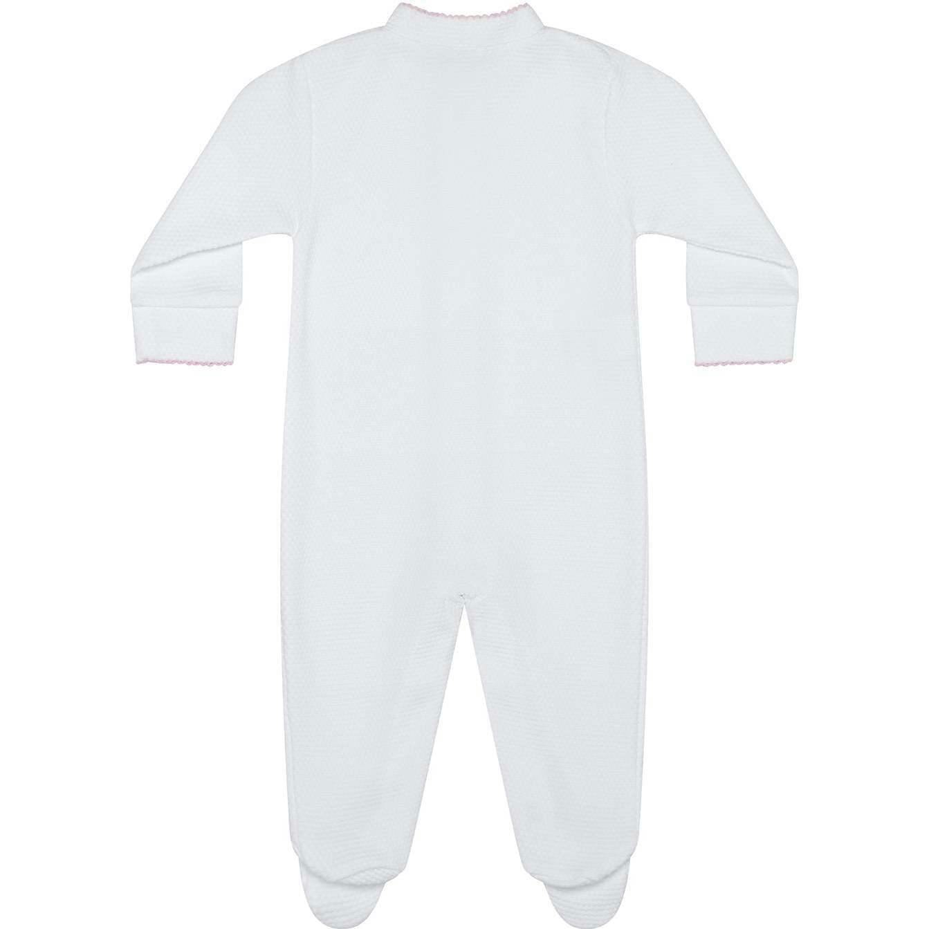 White Bubble Baby Footie