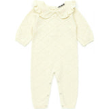 BONTON Ruffle Collar Knit Jumpsuit