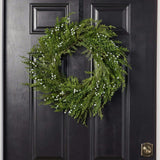 Seeding Winter Juniper Berry Greenery Classic Holiday Front Door Wreath