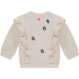 Ruffle Accent Leopard Sweatshirt