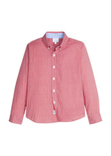 Button Down Shirt - Red Mini Gingham