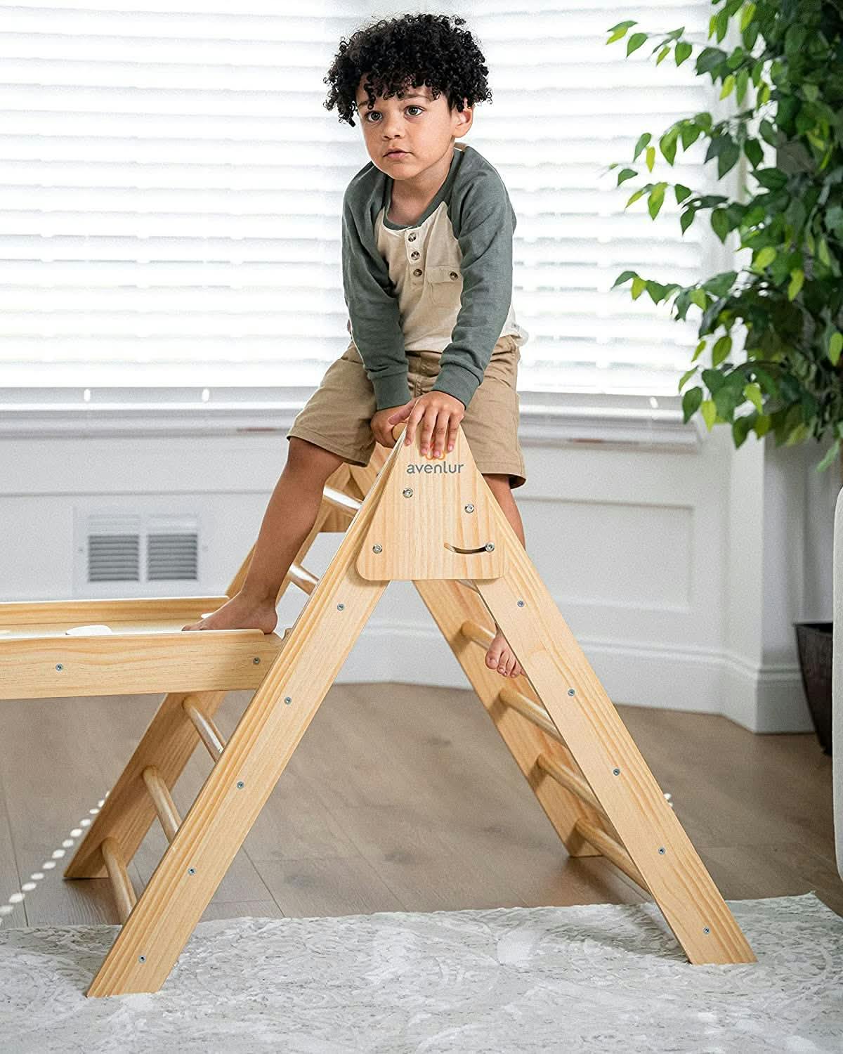 Hazel | Pikler Triangle, Slide & Rocker Set
