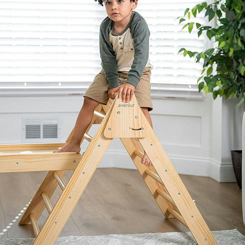 Hazel | Pikler Triangle, Slide & Rocker Set