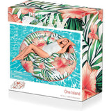 H2OGO! 62” Peaceful Palms Inflatable Pool Float