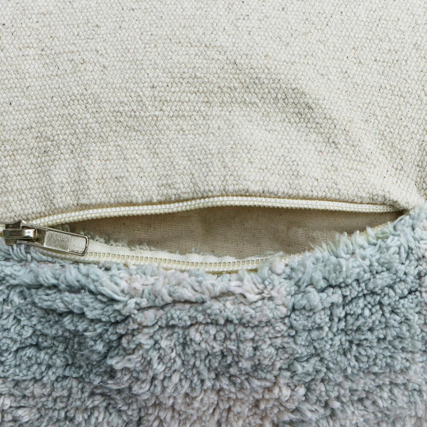 Vichy Plush Tablecloth-Inspired Pouf