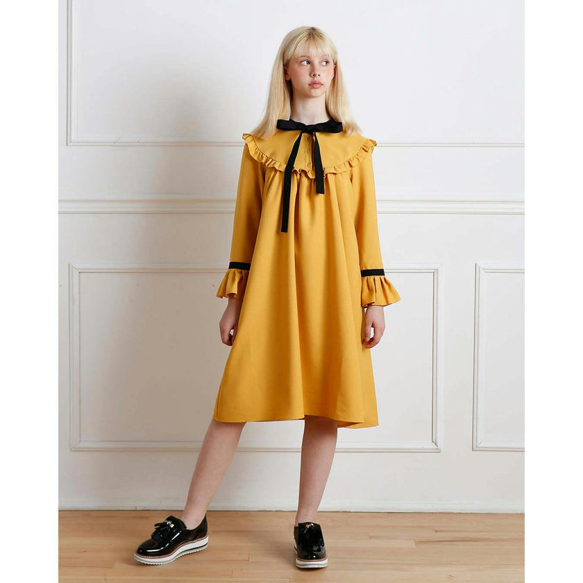 Emma dress (mustard)