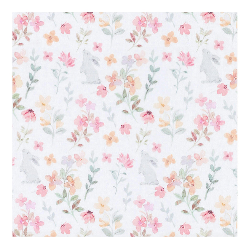 Winter Flowers Pima Long Pajama Set