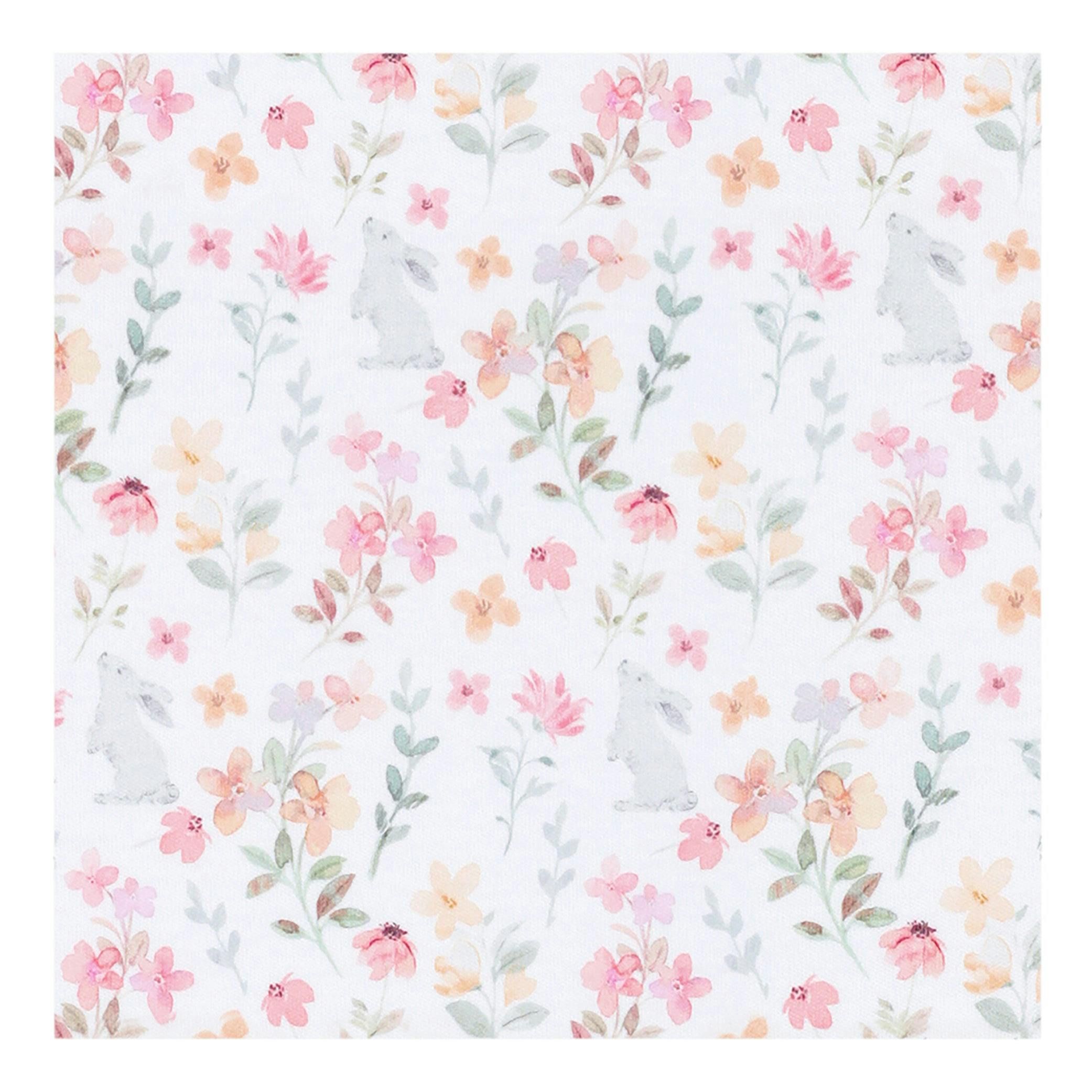 Winter Flowers Pima Long Pajama Set