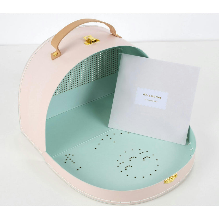 Flower Embroidery Suitcase Kit