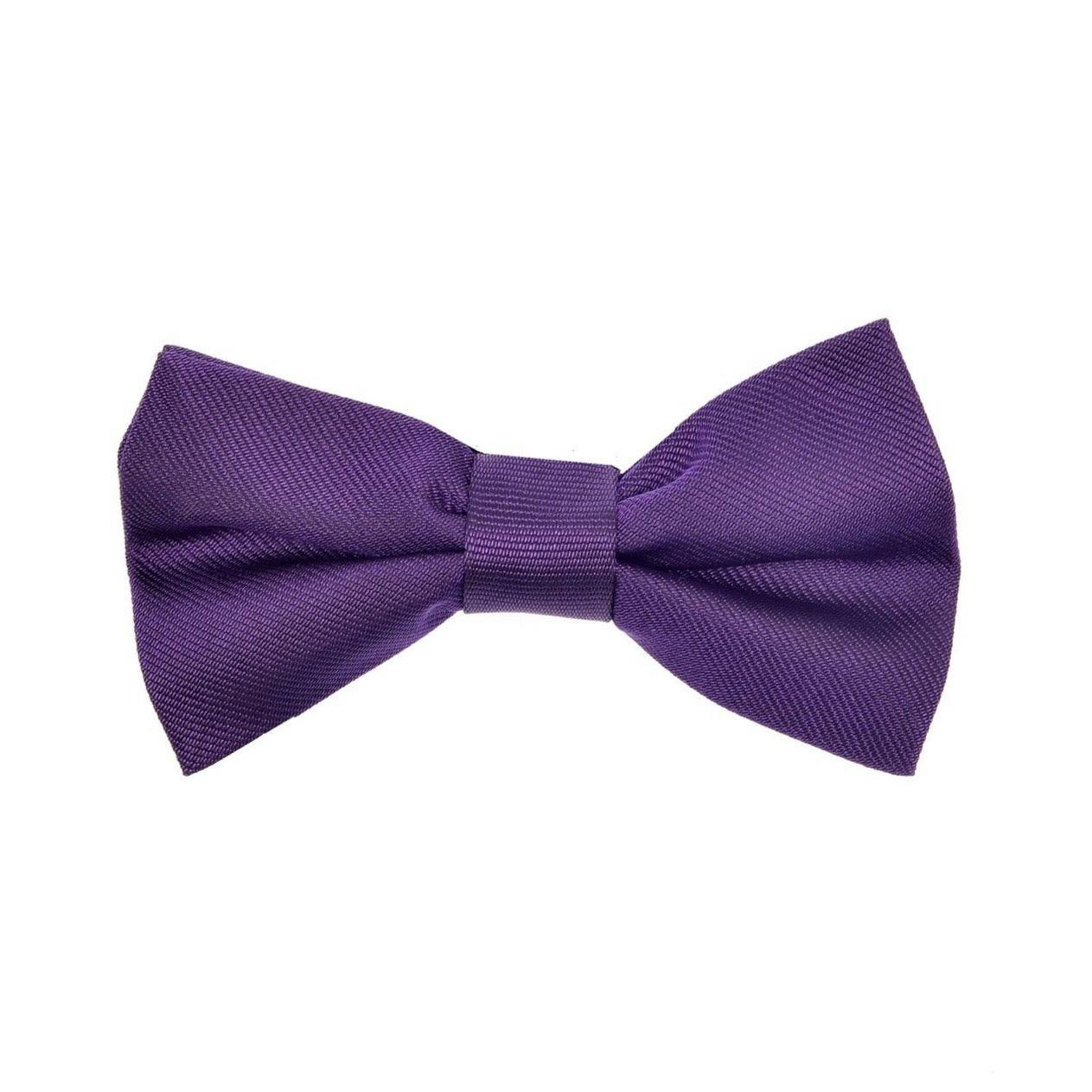 Henley Silk Bow Tie - Regal Purple