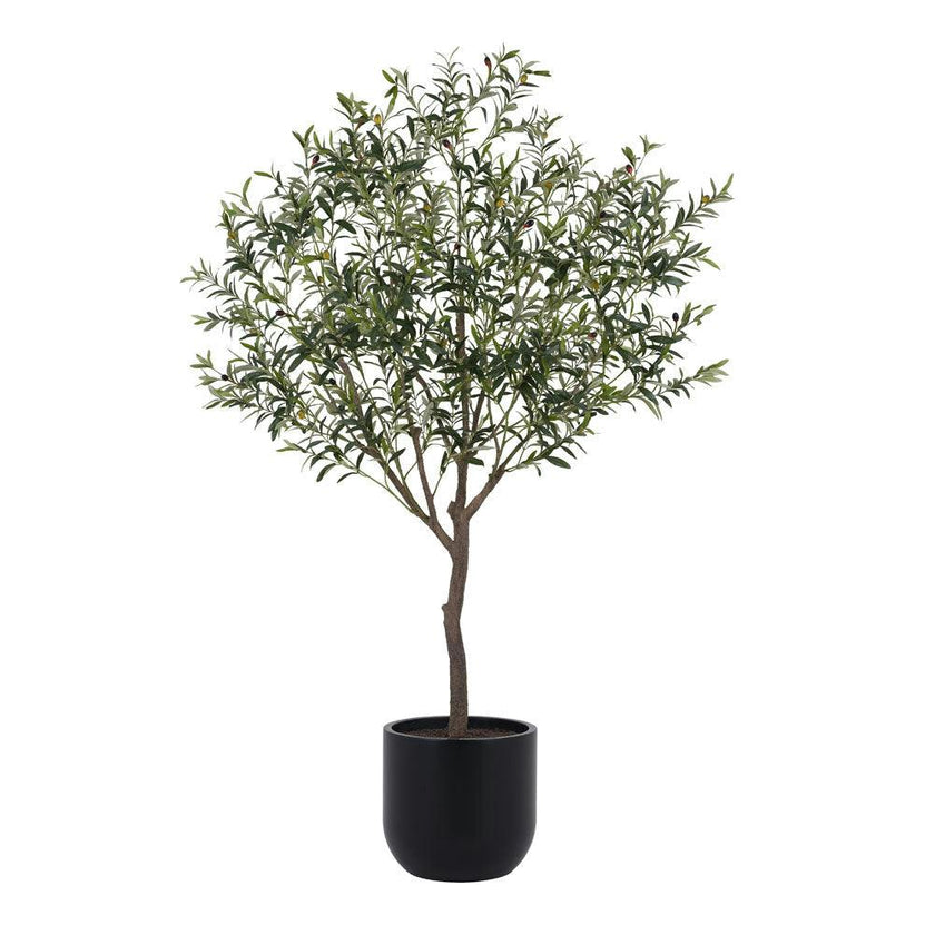 6.5' Faux Potted Olive Tree