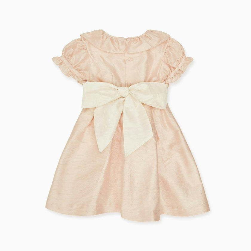 Dusty Pink Azalea Ceremony Girl Silk Dress