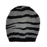 Tiger Pattern Wool Hat (Snap On Pom Sold Separately)