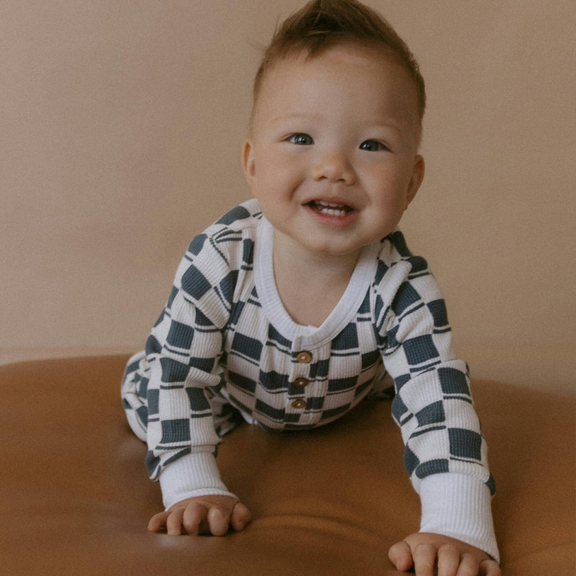 Organic Button Romper