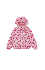 Max Reversible Rain Jacket Windbreaker, Hearts Galore
