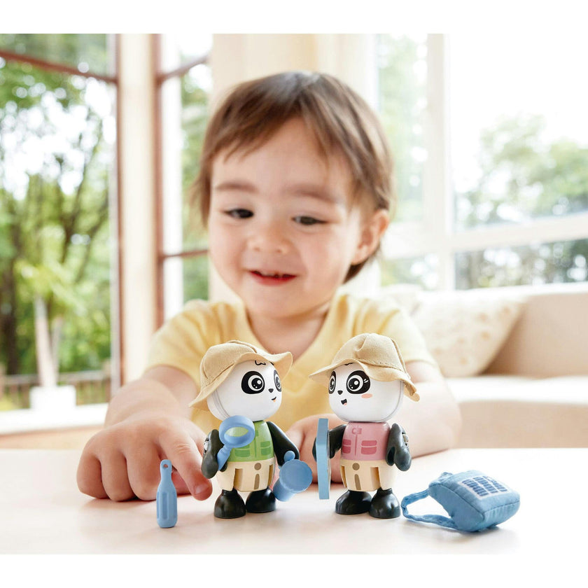 Hape: Sam & Pam Set - 2 Articulated Toy Figurines
