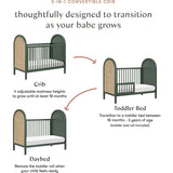 Bondi Cane 3-in-1 Convertible Crib