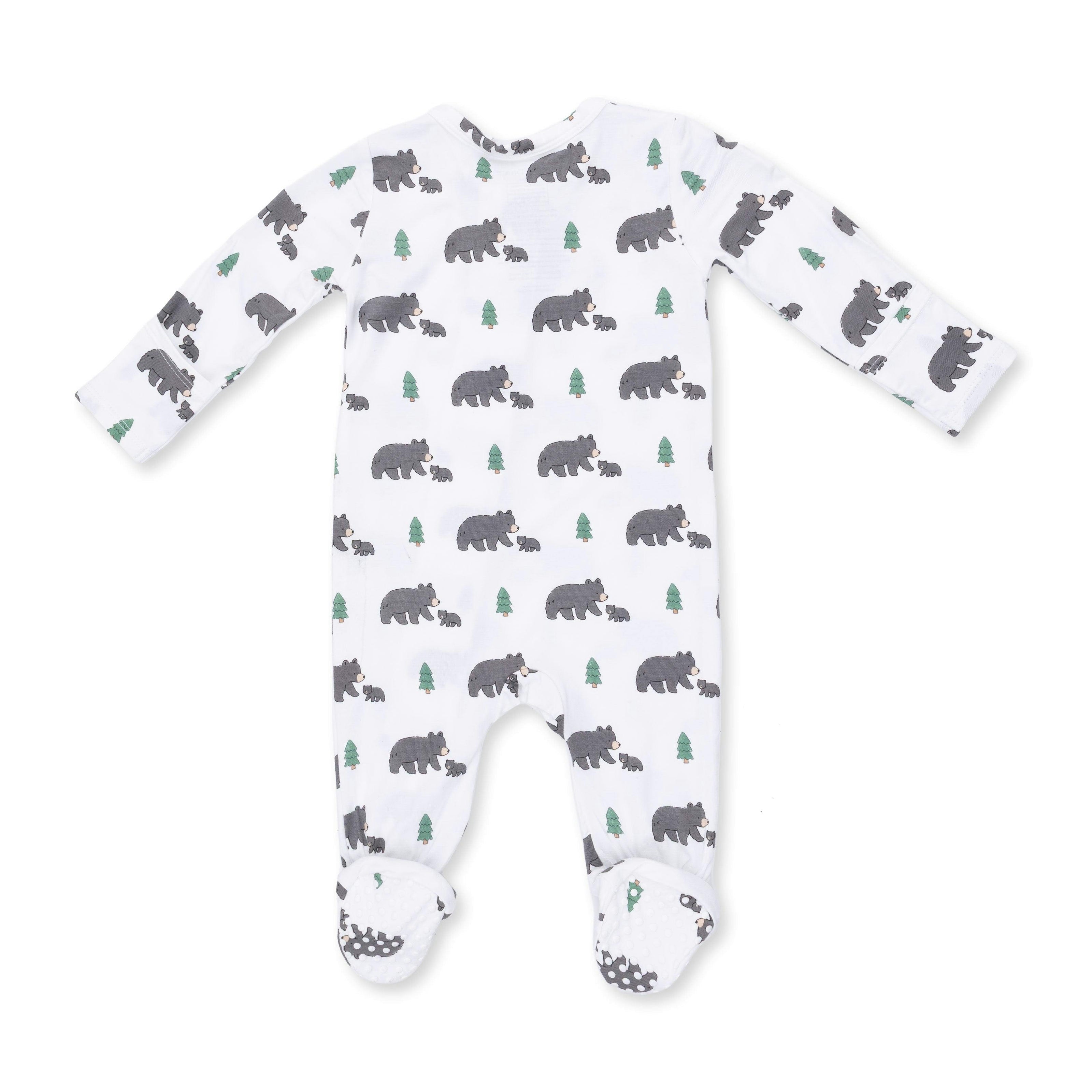 Black Bears - 2 Way Zipper Footie