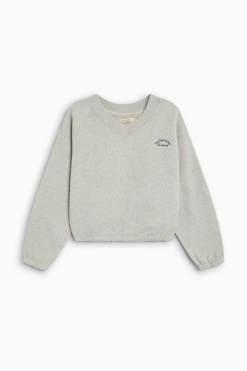 Mochi Woman Sweatshirt Light Grey Melange