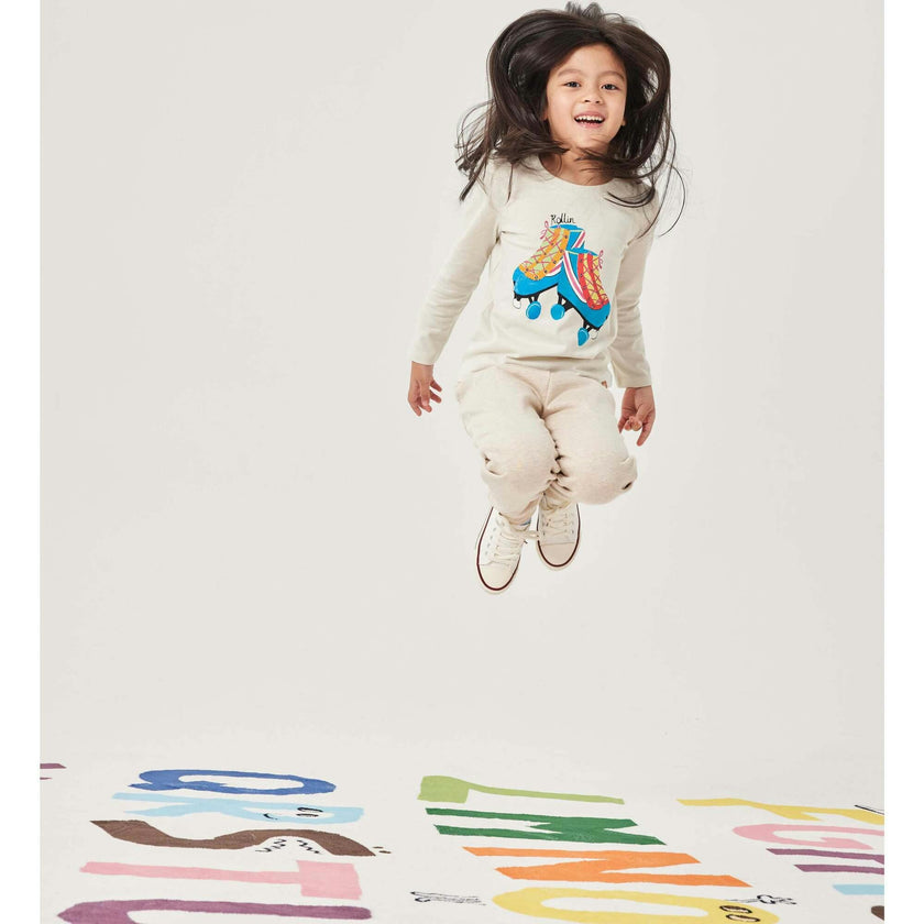 Retro Roller Skates Long Sleeve Tee