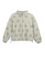 adult wool bomber jacket - polka dots
