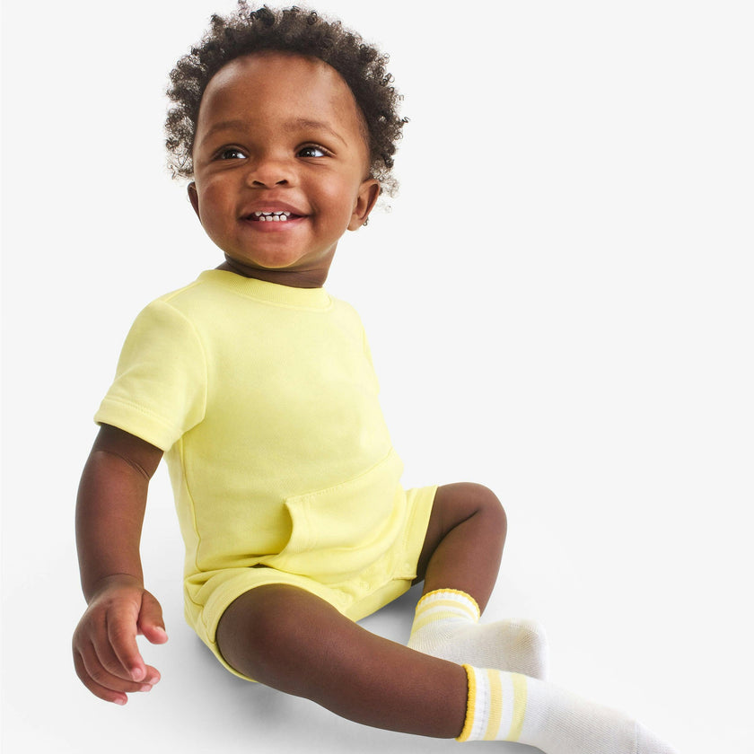 Baby french terry shortie