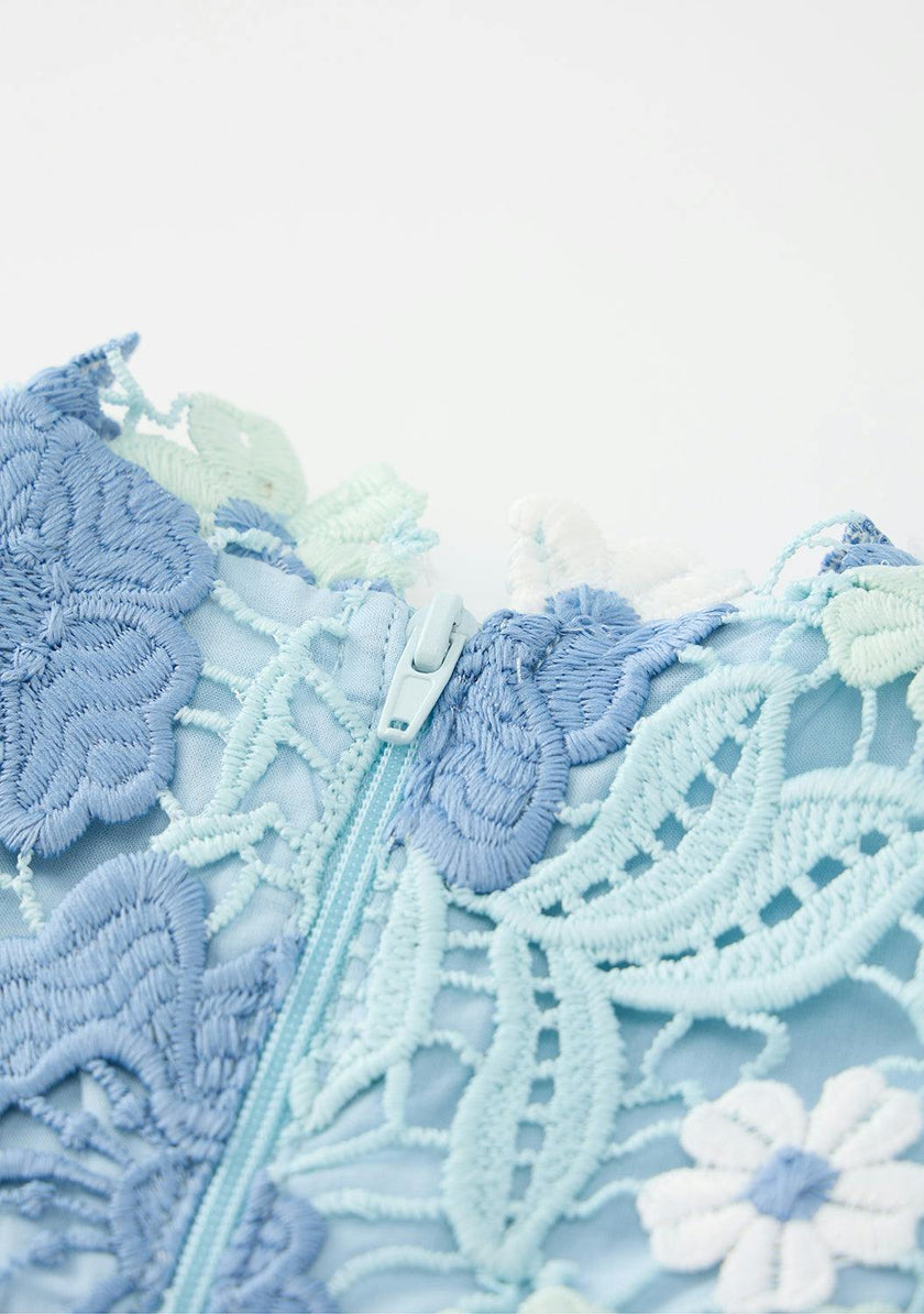 Jade Embroidered Mini Dress (Baby)
