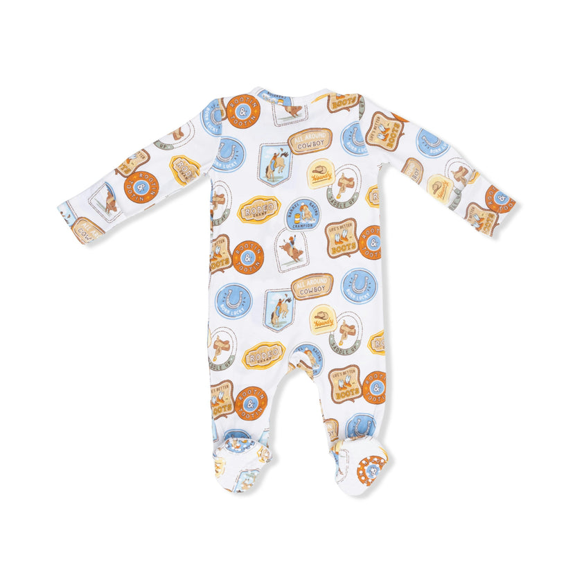 Rodeo Patches Uni - 2 Way Zipper Footie