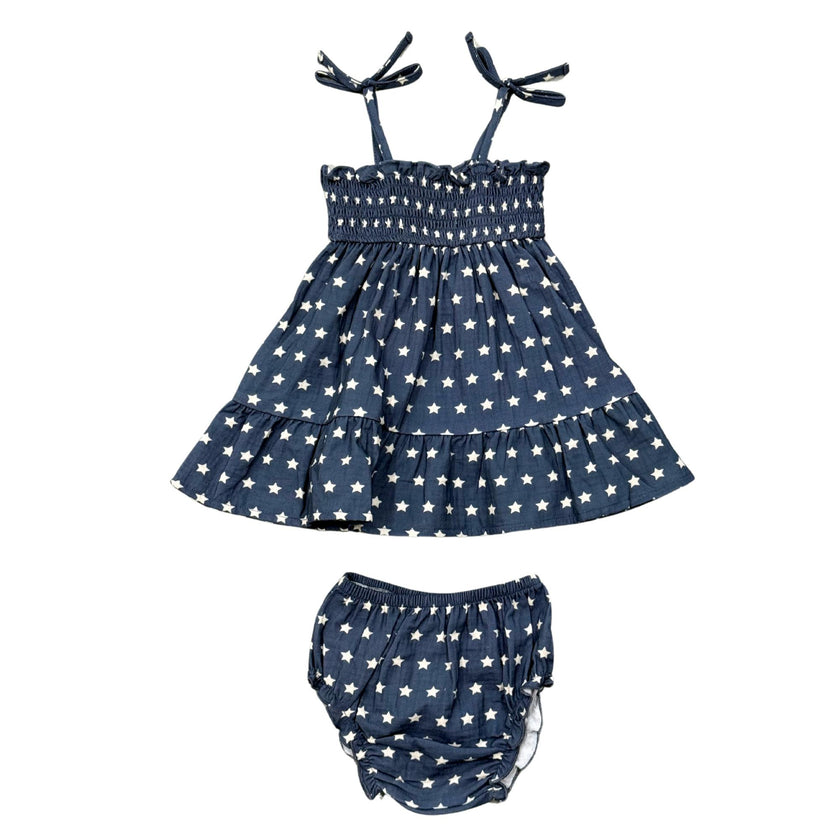 Tiered Mini Dress Set