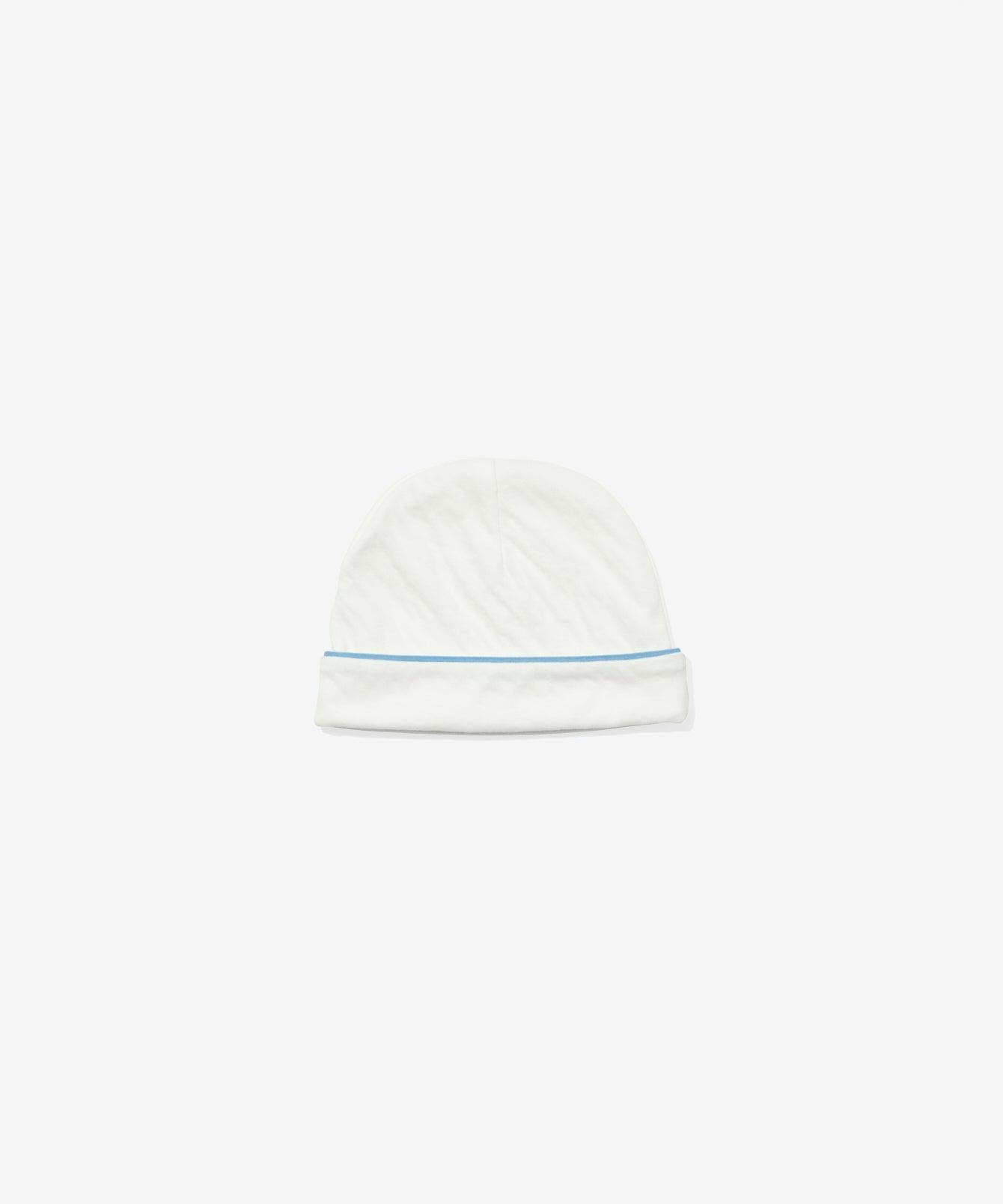 Hazy Hat, Blue Piping