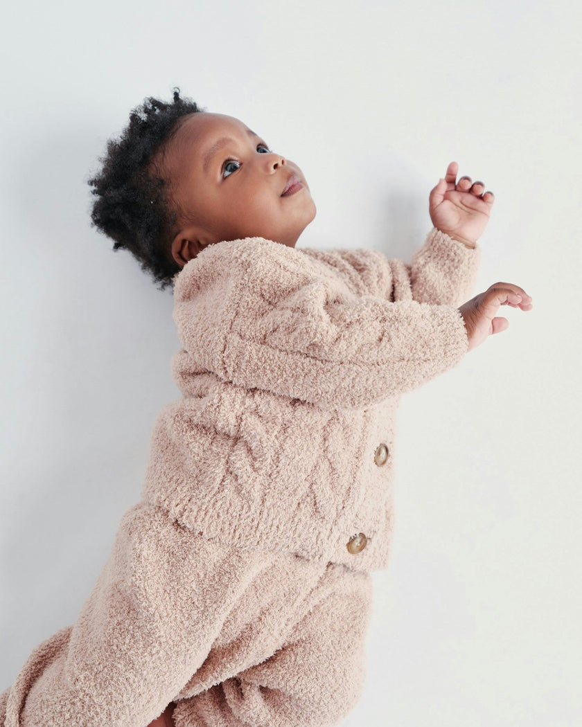 Cable Cardigan - Fuzzy