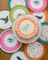 Bewitched Appetizer Plate Set - Electric Pink