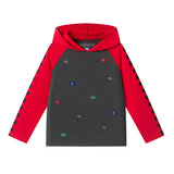 Kids Graphic Raglan Hooded Tee & Jogger Set | Race Day
