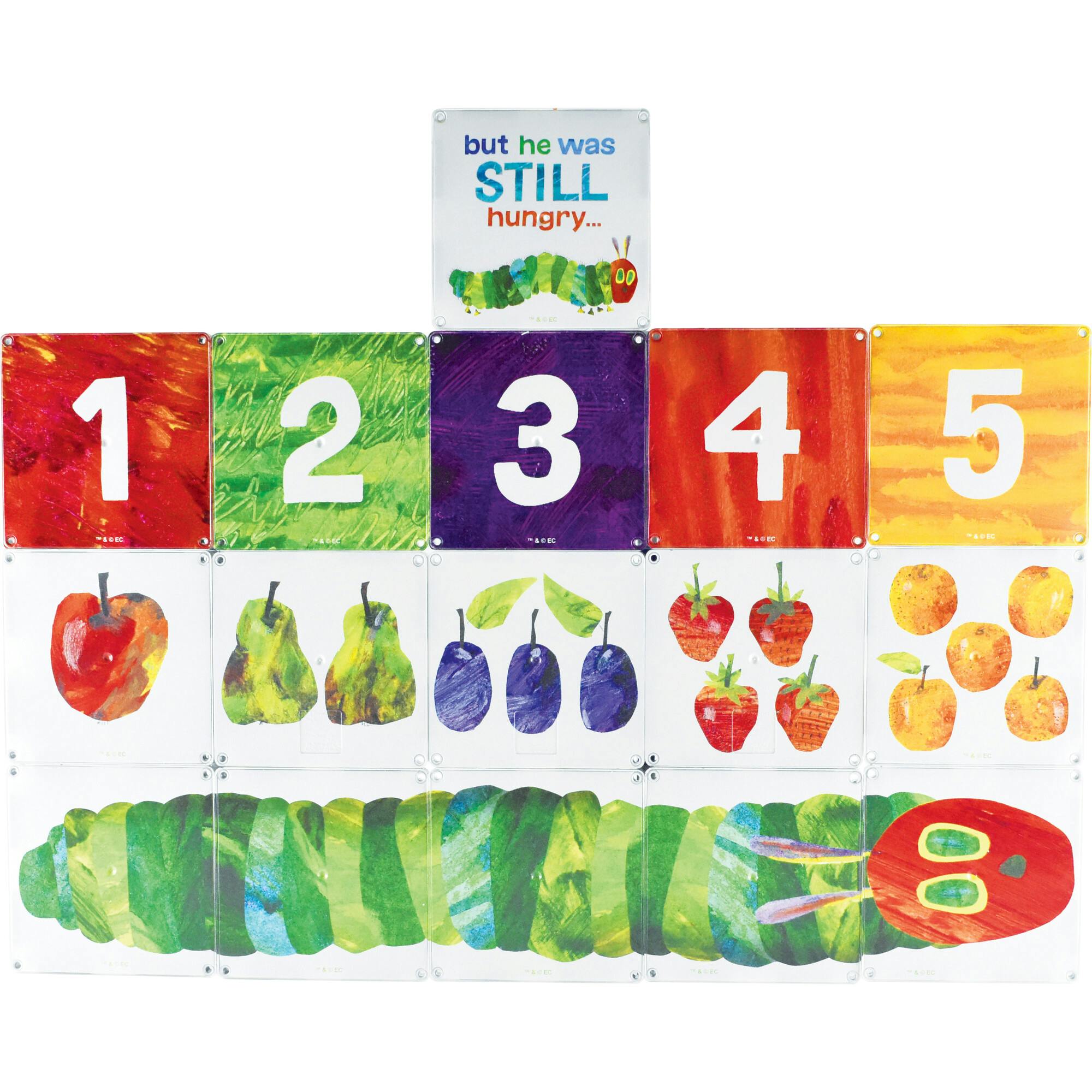 The Very Hungry Caterpillar Magna-Tiles Structures