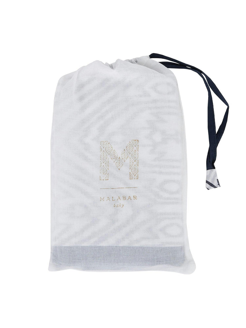 Luxe Natural Cotton Receiving Blanket