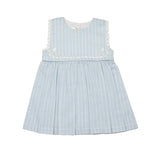 Colette Dress - Lt.Blue Striped